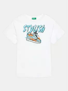 Футболка стандартного кроя United Colors Of Benetton, белый