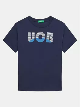 Футболка стандартного кроя United Colors Of Benetton, синий
