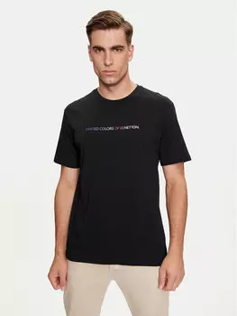 Футболка стандартного кроя United Colors Of Benetton, черный
