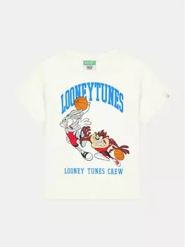 Футболка стандартного кроя United Colors Of Benetton, экрю