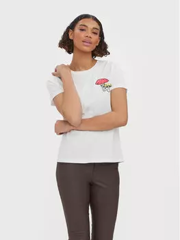 Футболка стандартного кроя Vero Moda, белый