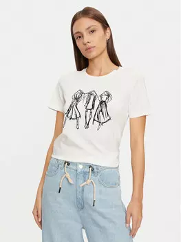 Футболка стандартного кроя Vero Moda, белый