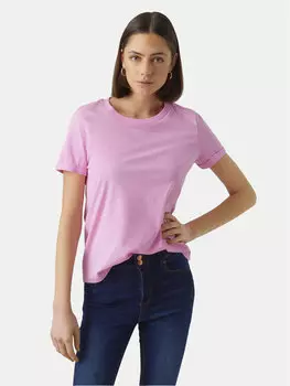 Футболка стандартного кроя Vero Moda, розовый