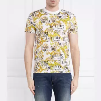 Футболка стандартного кроя Versace, белый