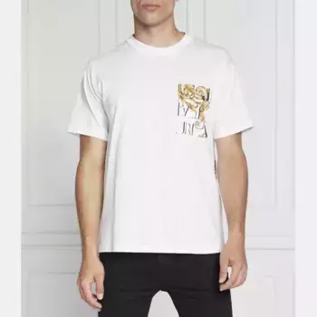 Футболка стандартного кроя Versace, белый