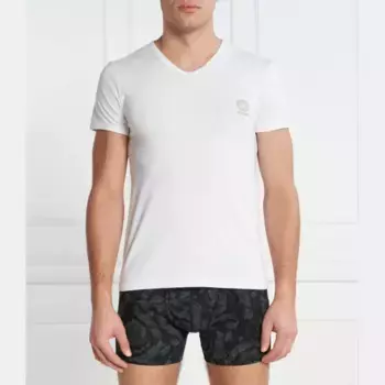 Футболка стандартного кроя Versace, белый