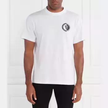 Футболка стандартного кроя Versace, белый