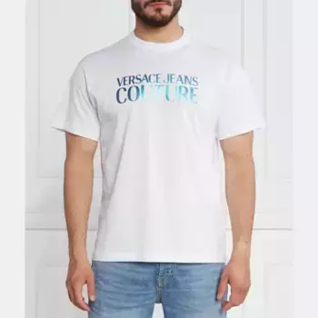 Футболка стандартного кроя Versace, белый