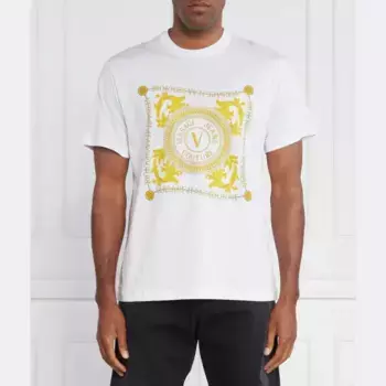 Футболка стандартного кроя Versace, белый