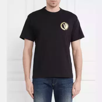 Футболка стандартного кроя Versace, черный