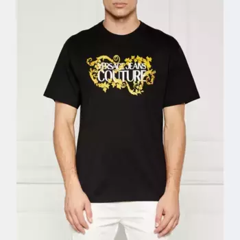 Футболка стандартного кроя Versace, черный