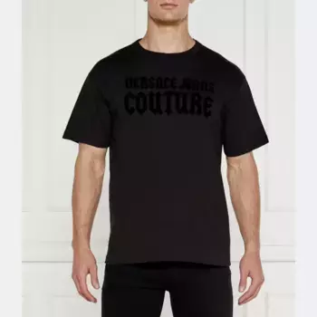 Футболка стандартного кроя Versace, черный