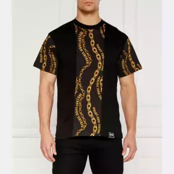 Футболка стандартного кроя Versace, черный