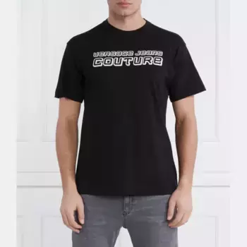Футболка стандартного кроя Versace, черный