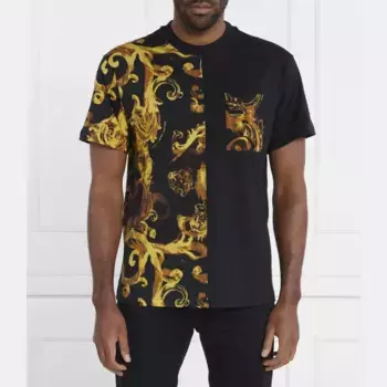 Футболка стандартного кроя Versace, черный