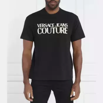 Футболка стандартного кроя Versace, черный