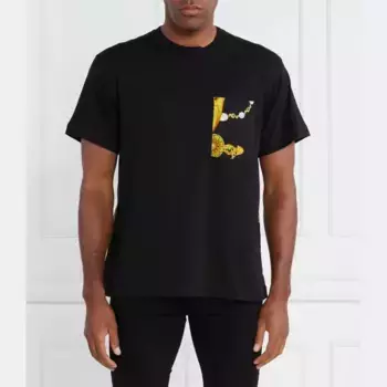 Футболка стандартного кроя Versace, черный
