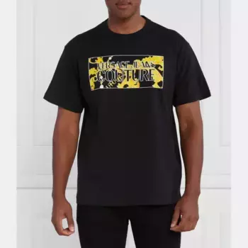 Футболка стандартного кроя Versace, черный