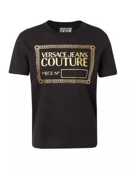 Футболка стандартного кроя Versace, черный