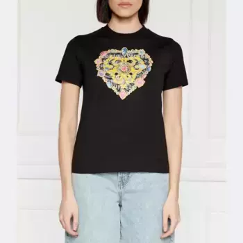 Футболка стандартного кроя Versace, черный