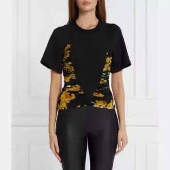 Футболка стандартного кроя Versace, черный