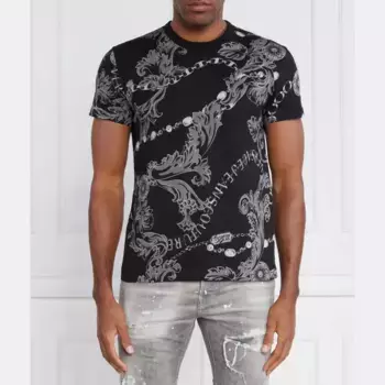 Футболка стандартного кроя Versace, черный