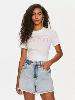Футболка стандартного кроя Versace Jeans Couture, белый