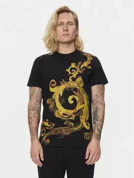 Футболка стандартного кроя Versace Jeans Couture, черный