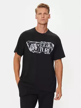 Футболка стандартного кроя Versace Jeans Couture, черный