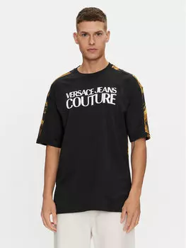Футболка стандартного кроя Versace Jeans Couture, черный