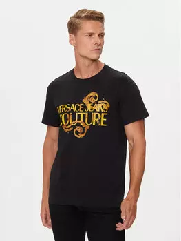 Футболка стандартного кроя Versace Jeans Couture, черный