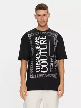 Футболка стандартного кроя Versace Jeans Couture, черный