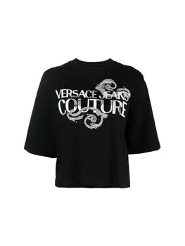 Футболка стандартного кроя Versace Jeans Couture, черный