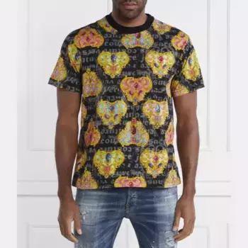 Футболка стандартного кроя Versace, мультиколор