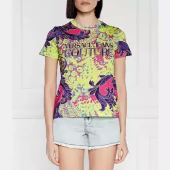 Футболка стандартного кроя Versace, мультиколор