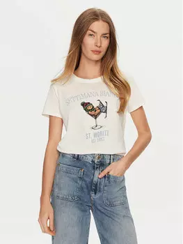 Футболка стандартного кроя Vicolo, экрю