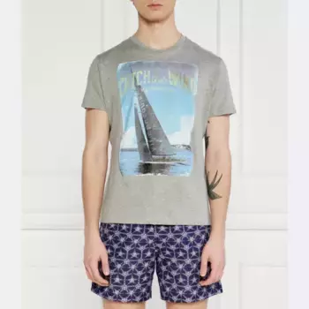 Футболка стандартного кроя Vilebrequin, серый