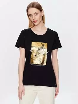 Футболка стандартного кроя Volcano, черный