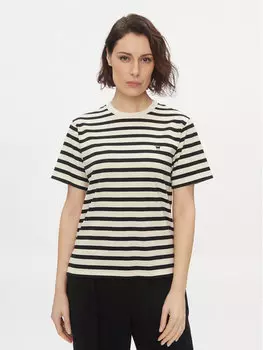 Футболка стандартного кроя Weekend Max Mara, экрю