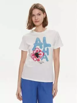 Футболка стандартного кроя Weekend Max Mara, белый