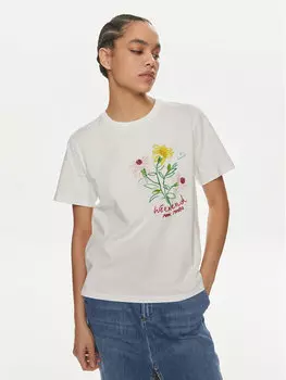 Футболка стандартного кроя Weekend Max Mara, белый