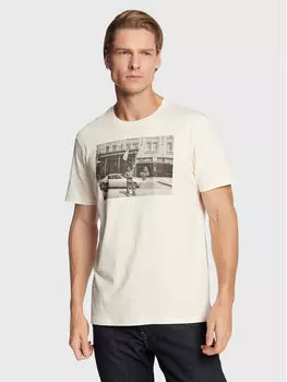 Футболка стандартного кроя Wrangler, экрю