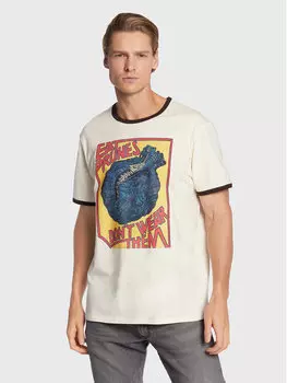 Футболка стандартного кроя Wrangler, экрю