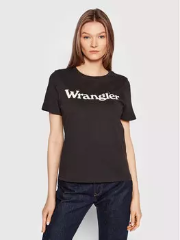 Футболка стандартного кроя Wrangler, черный