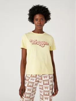 Футболка стандартного кроя Wrangler, желтый