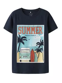 Футболка стандартного кроя Zelo 13239199 Name It, синий