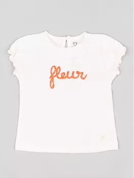 Футболка стандартного кроя Zippy, белый