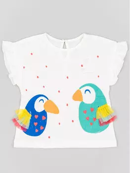 Футболка стандартного кроя Zippy, белый