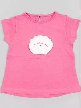 Футболка стандартного кроя Zippy, розовый