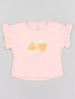 Футболка стандартного кроя Zippy, розовый